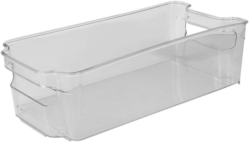 Home Basics Clear Acrylic Food Storage Container Bin for Fridge Freezer or Pantry