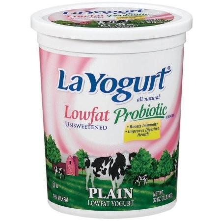 LA YO GURT LOW FAT PLAIN 32oz