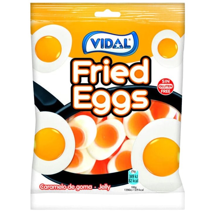 VIDAL GUMMI FRIED EGGS 90g