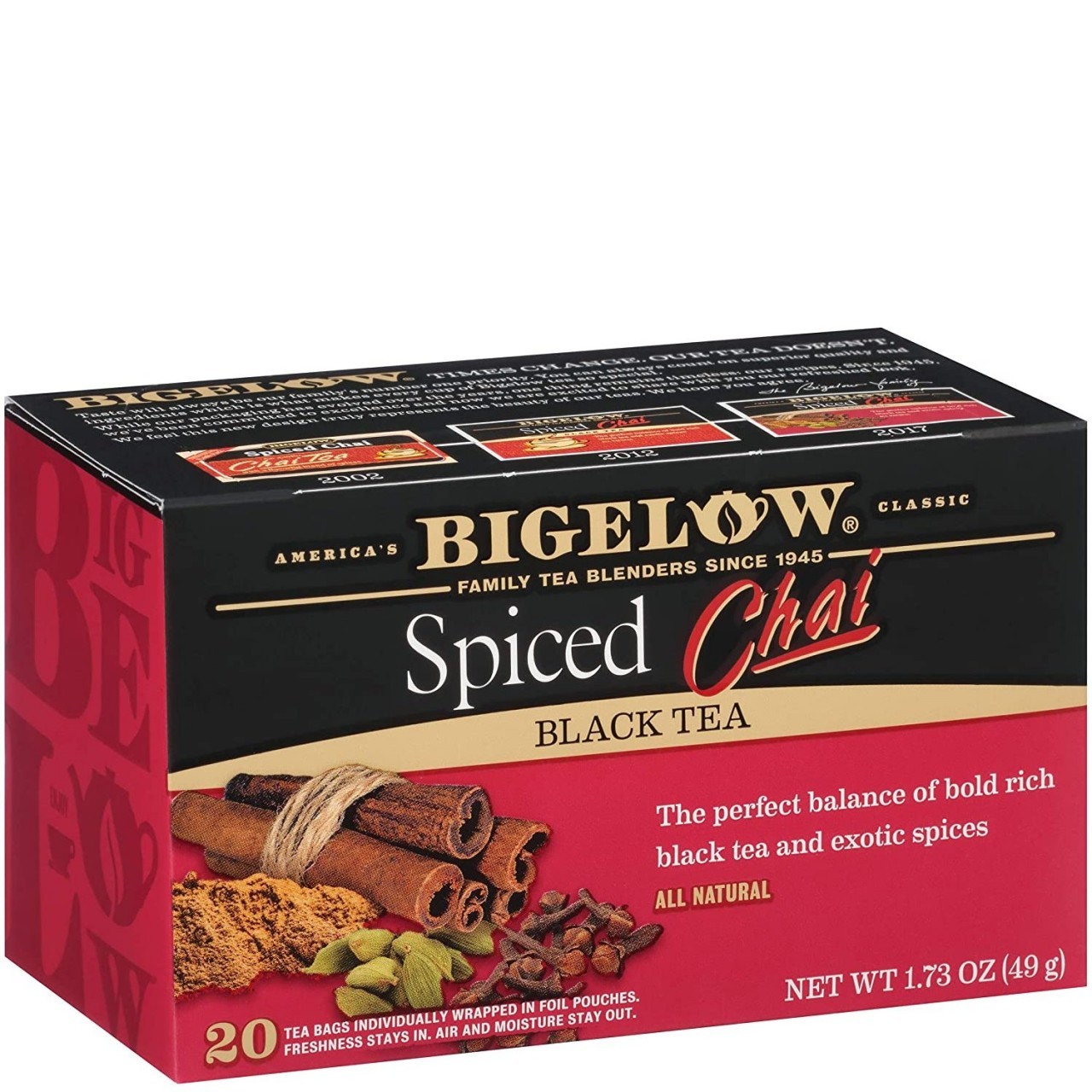 BIGELOW TEA CHAI SPICED 20s
