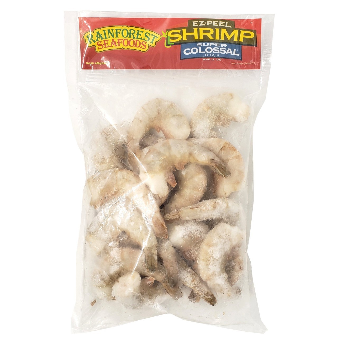 RAINFOREST SHRIMP 8-12 EZ PEEL COL 24oz