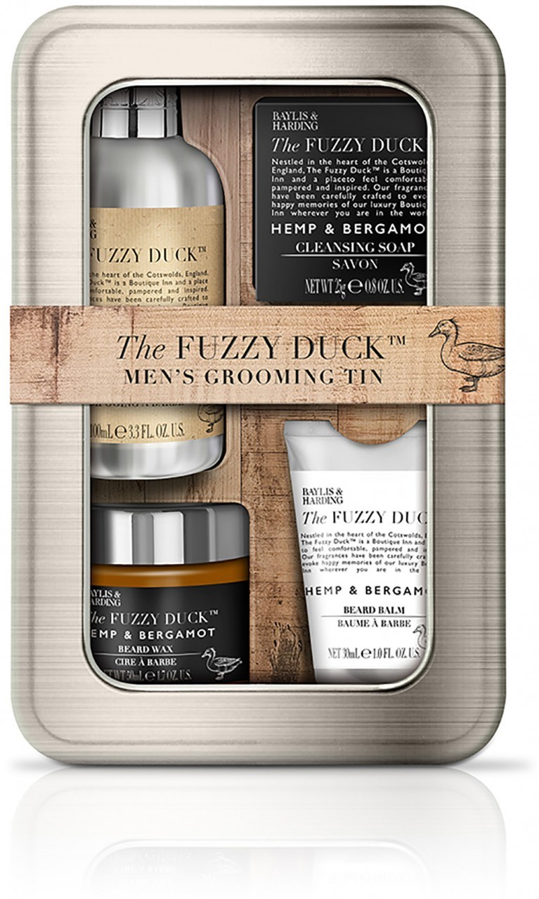 Baylis & Harding The Fuzzy Duck Men's Hemp & Bergamot Beard Tin