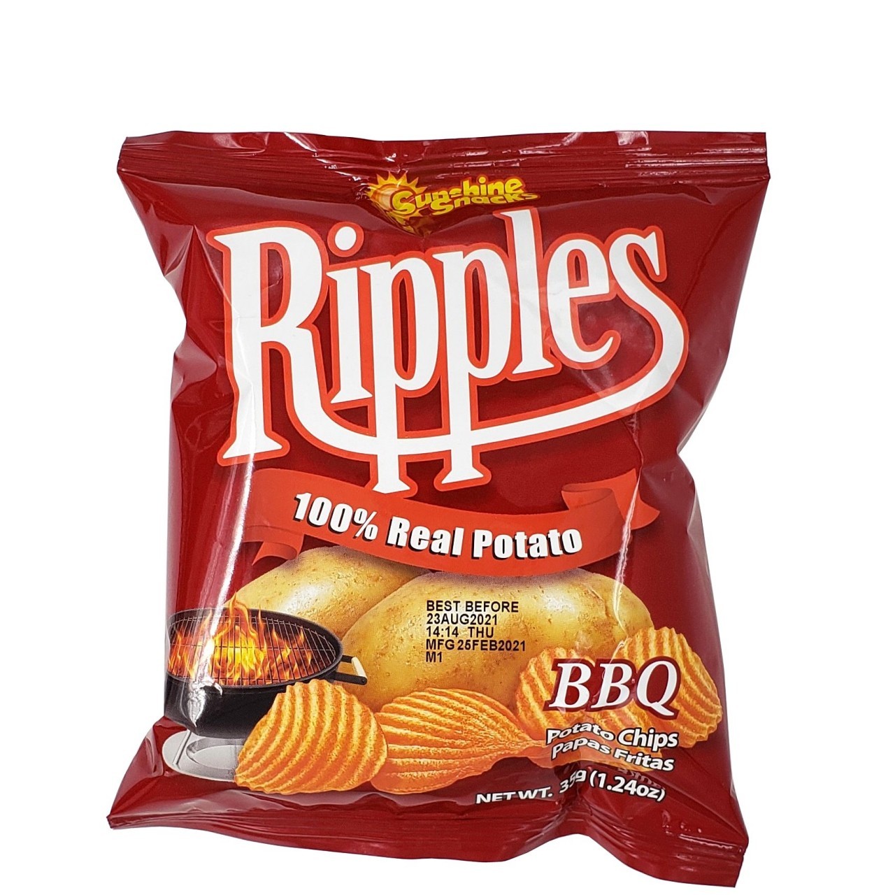 SUNSHINE RIPPLES BBQ 35g