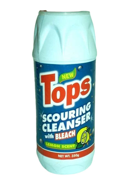 TOPS SCOURING CLEANSER LEMON 350G