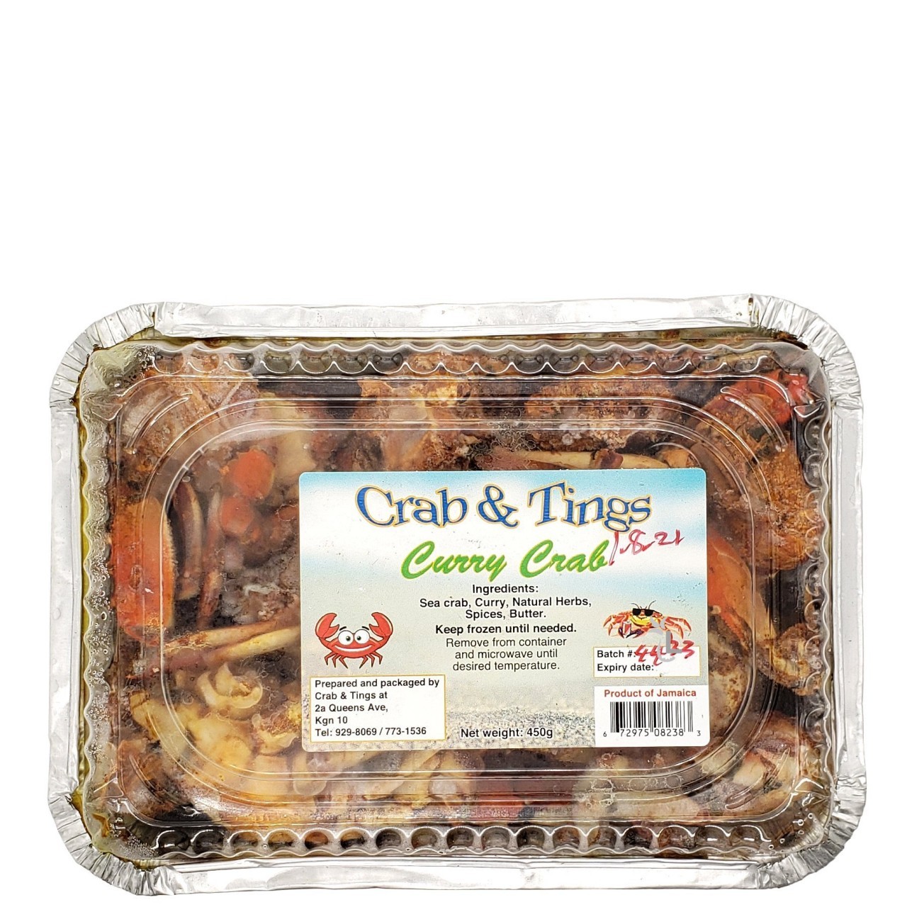 CRAB N TINGS CURRY CRAB 450g