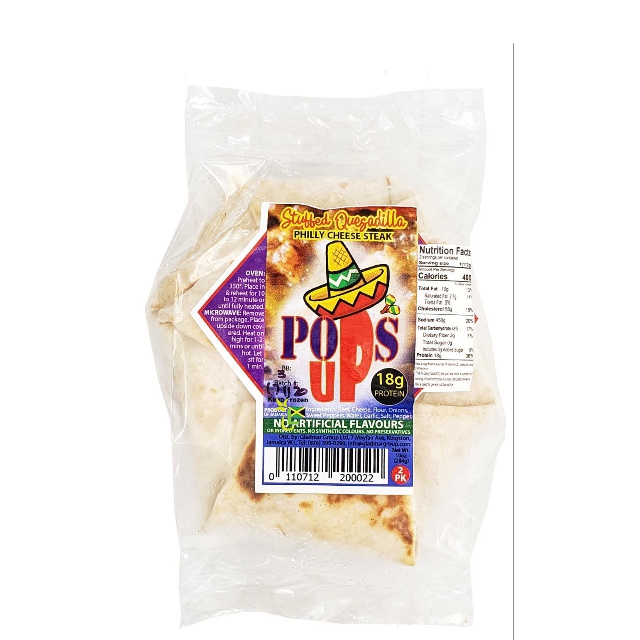 POPS UP PHILLY STEAK 8oz