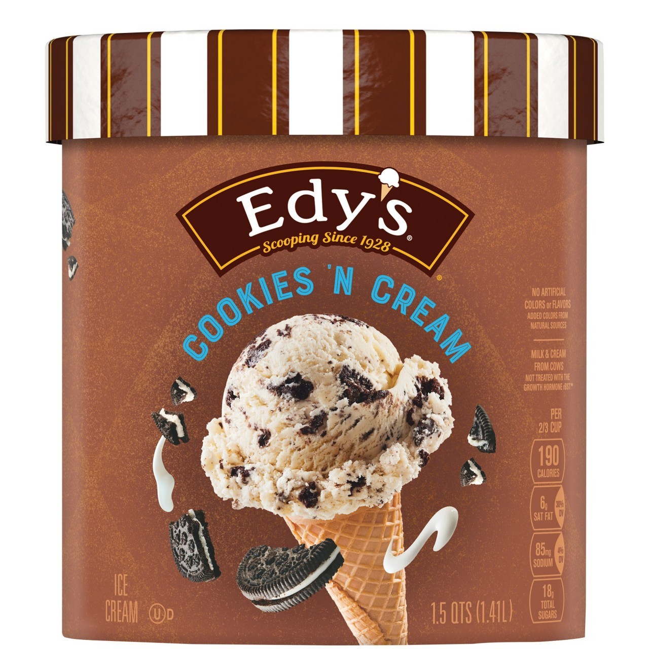 EDYS COOKIE N CREAM 1.42L