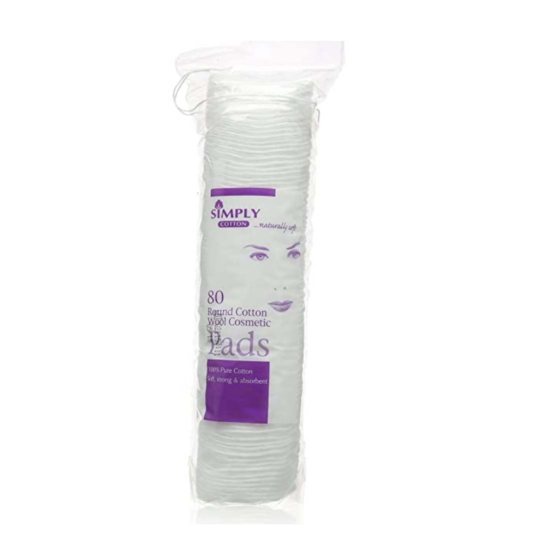 Simply Round Cotton Wool 80pcs