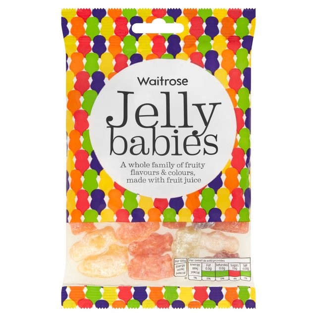 WAITROSE JELLY BABIES 225g