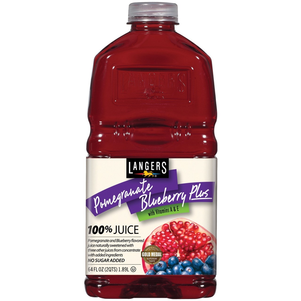 LANGERS POMEGRANATE B/BERRY PLUS 64oz
