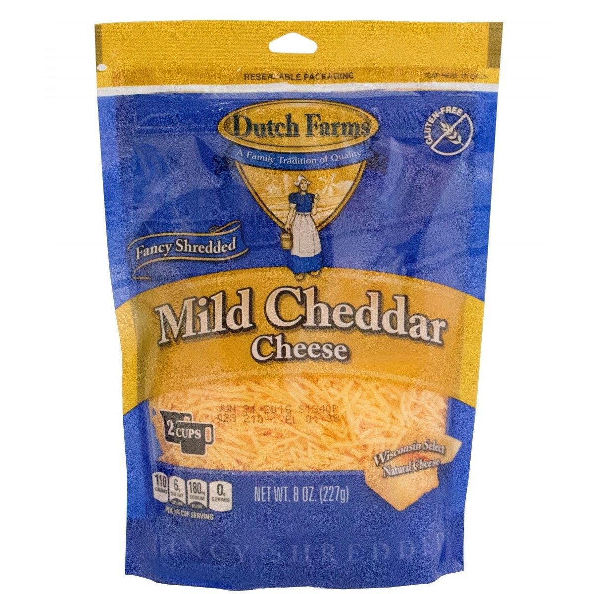 DUTCH FARMS CHEDDAR MILD 8oz