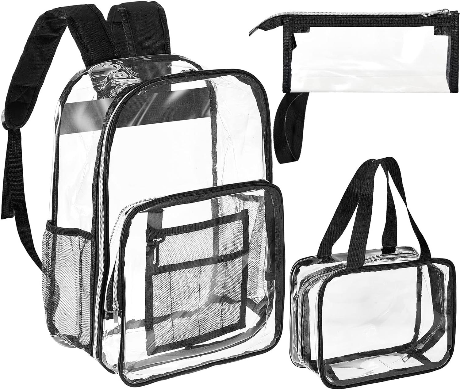 CLEAR 3 PIECE BAG PACKS