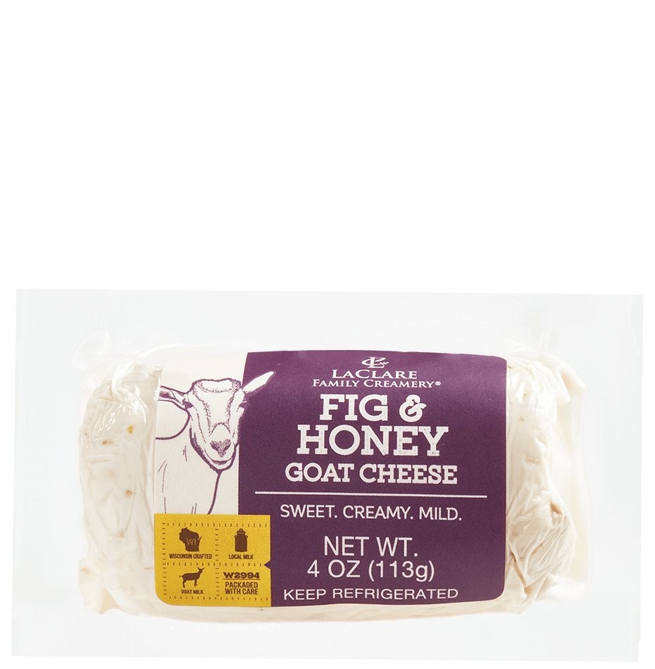 LA CLARE GOAT CHEESE LOG FIG HONEY 4oz