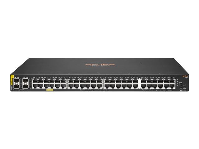 HPE Aruba 6100 48G Class4 PoE 4SFP+ 370W Switch - Switch - managed