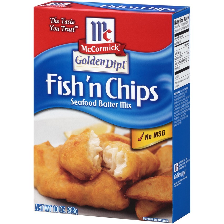 McCORMICK GOLD DIPT FISH & CHIPS 10oz