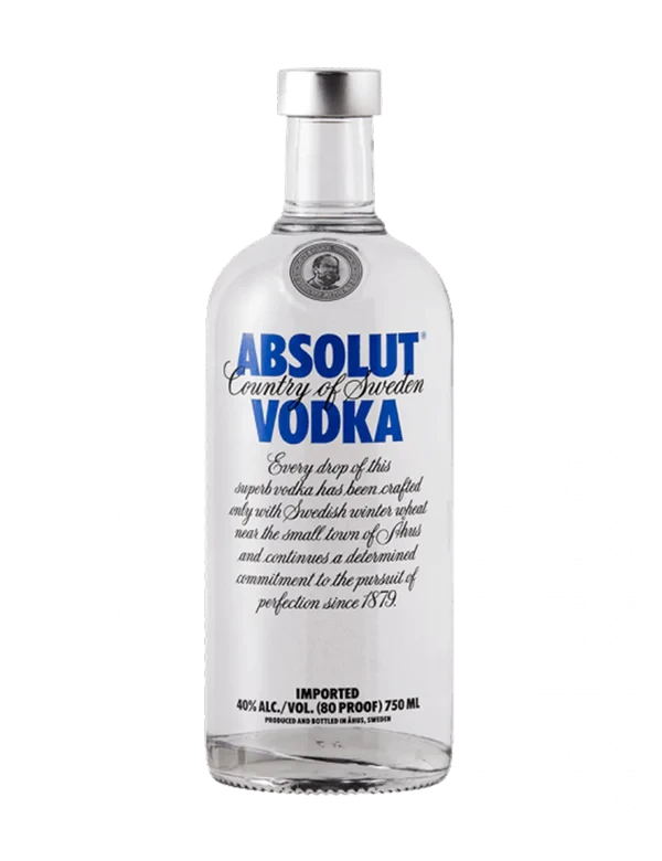 ABSOLUT VODKA 750ML