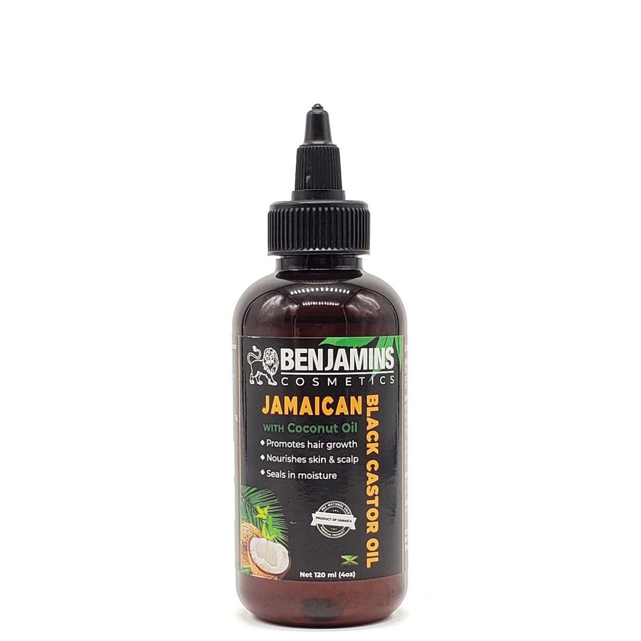 BENJAMINS BLACK CASTOR OIL COCONUT 120ml