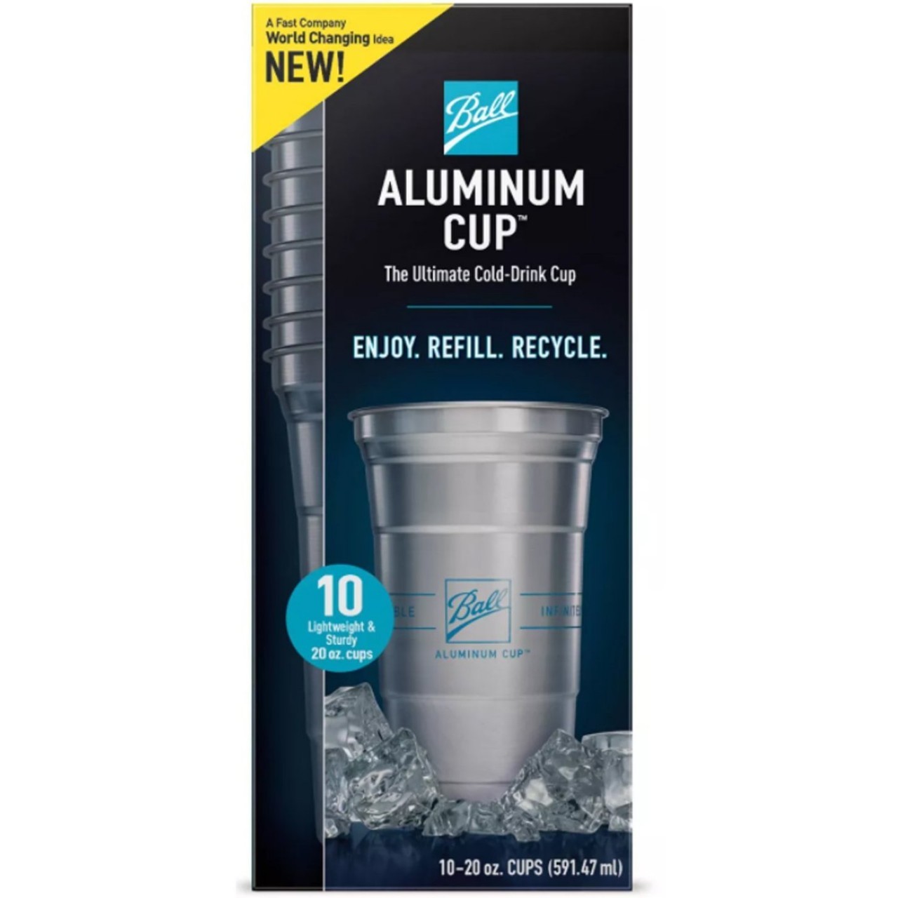 BALL ALUMINUM CUP ULTRA COLD 10x20oz