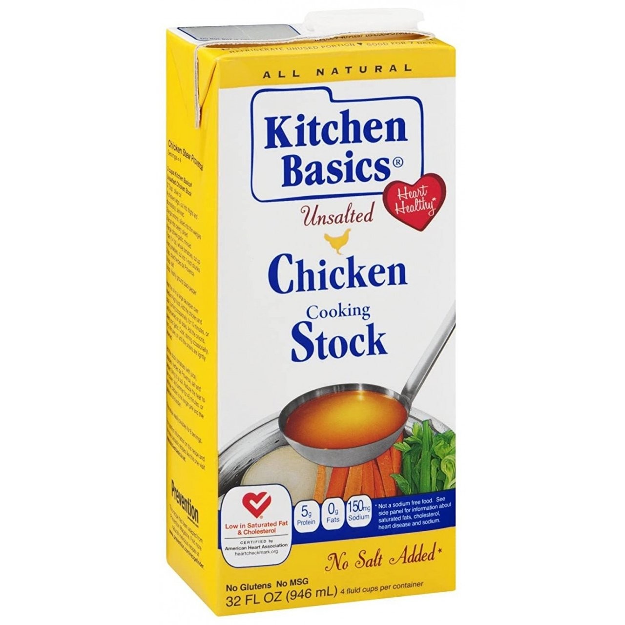 KITCHEN BASIC CHICKEN STOCK UNSALT 32oz