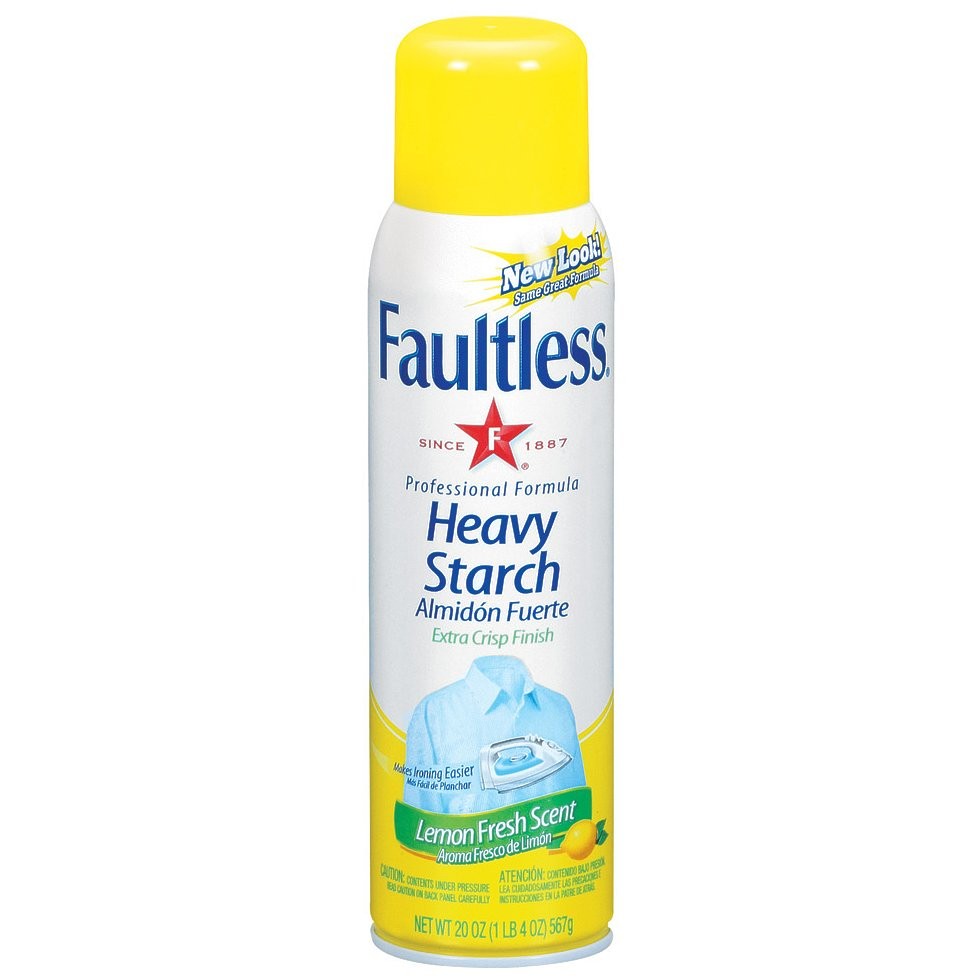 FAULTLESS SPRAY STARCH LEMON FRESH 20oz
