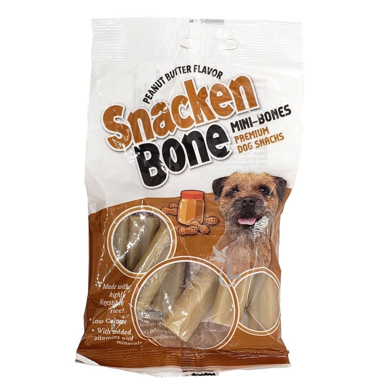 SNACKEN BONE MINI PEANUT BUTTER 3.5oz