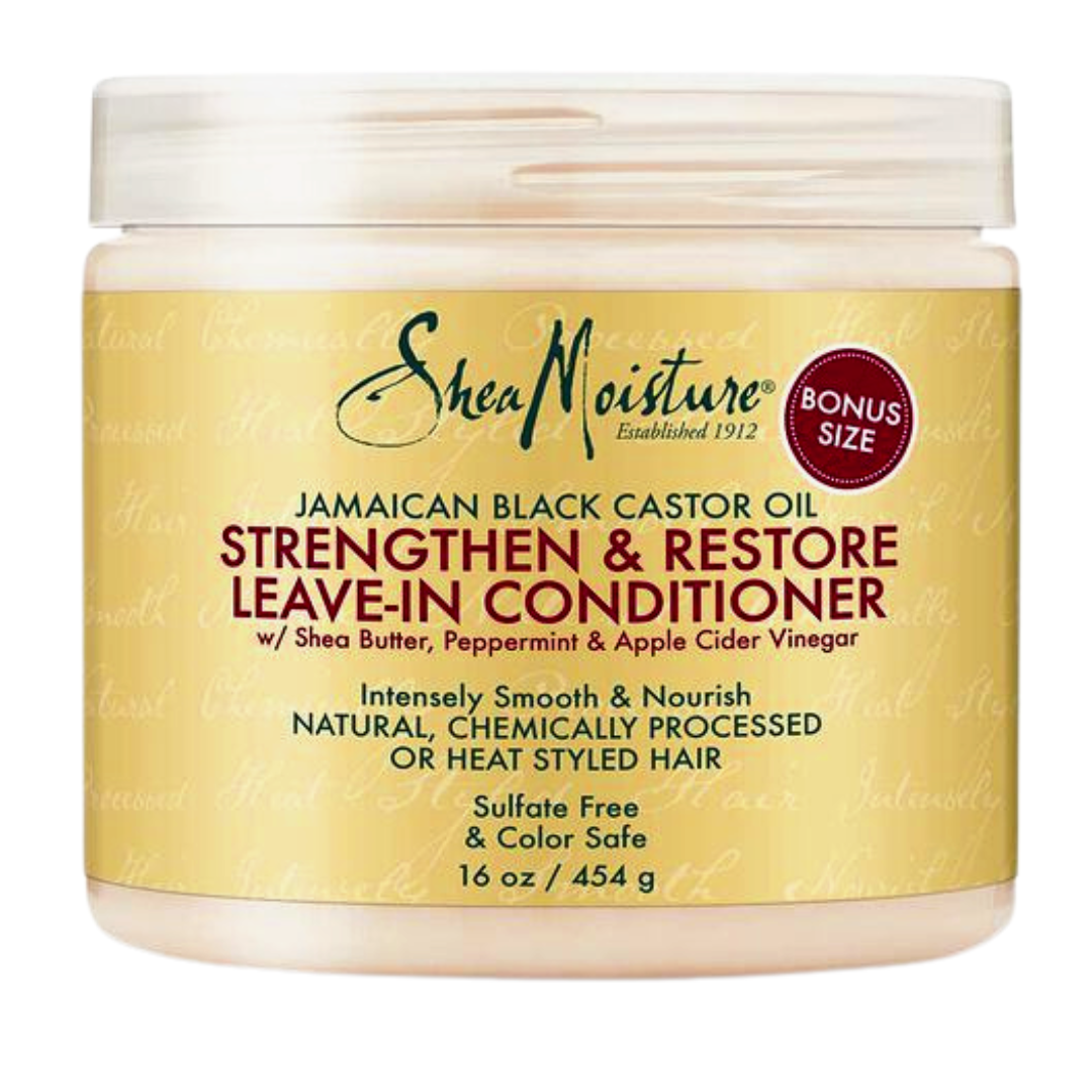 Shea Moisture Jamaican Black Castor Oil Strengthen & Restore Leave-In Conditioner, 32oz