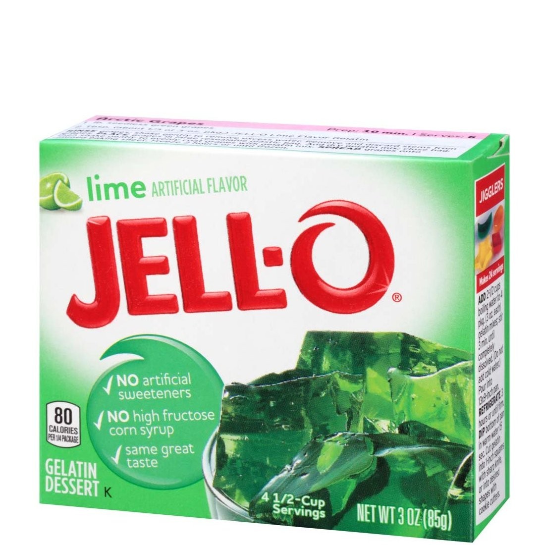 JELLO GEL LIME 3oz