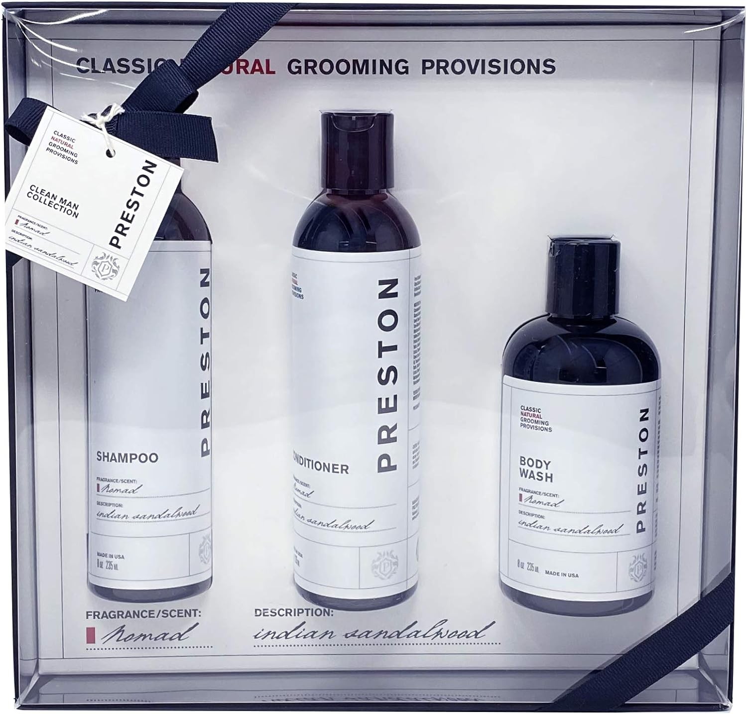 Preston Masai Clean Man Collection, Nomad Fragrance: Indian Sandalwood