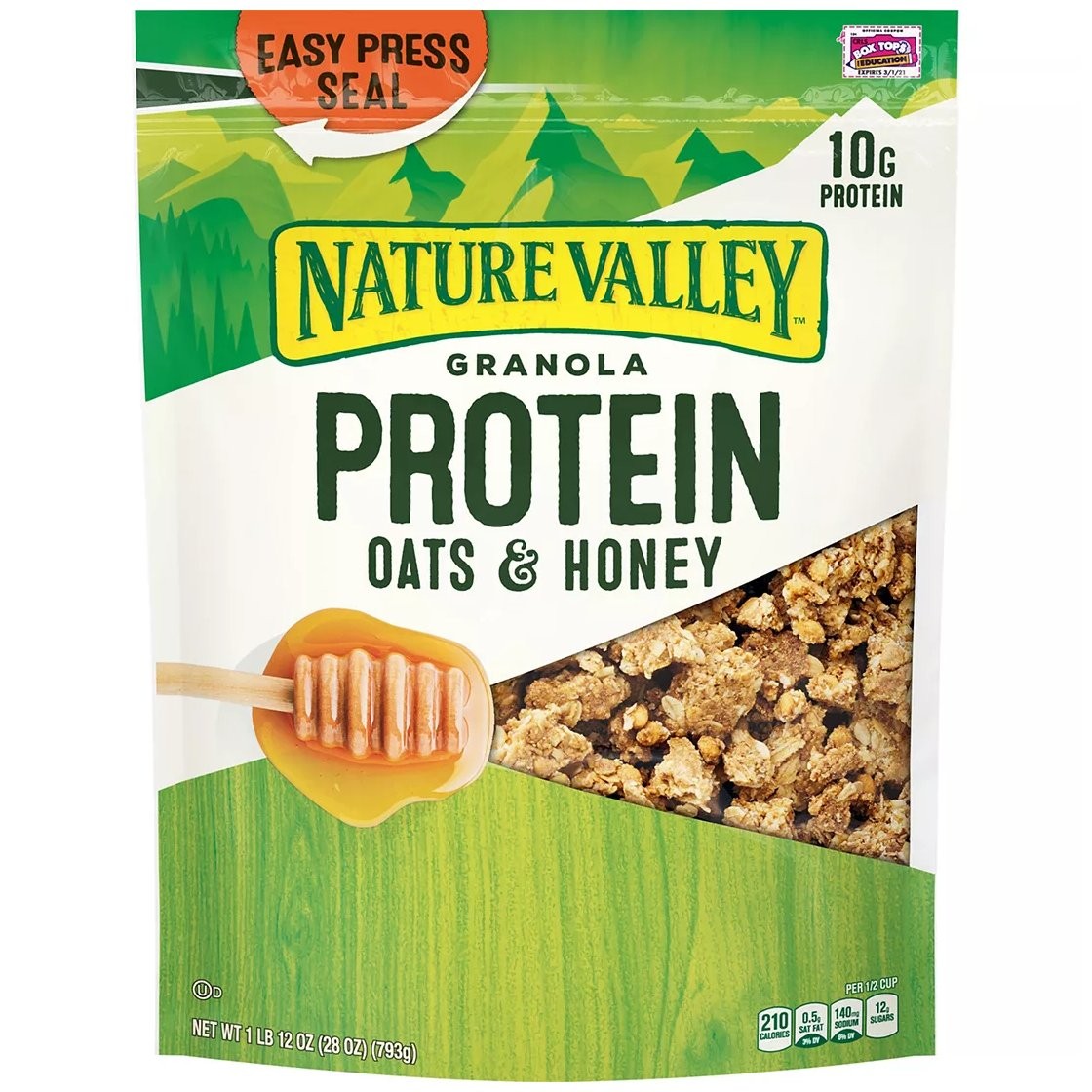 NATURE VAL GRANOLA OATS & HONEY 28oz
