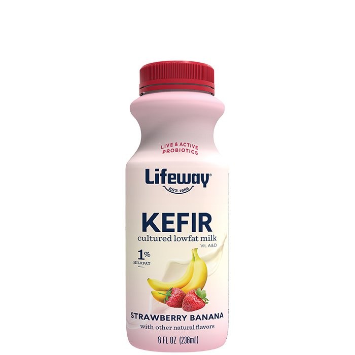 LIFEWAY KEFIR LF BAN STRAWBERRY 8oz