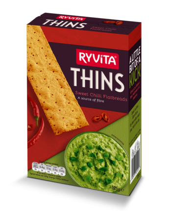 RYVITA THINS SWEET CHILI 125g