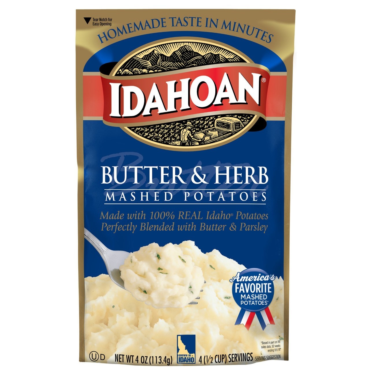 IDAHOAN BUTTER HERB POTATOES 8oz
