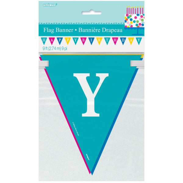 Birthday Flag Banner by Unique