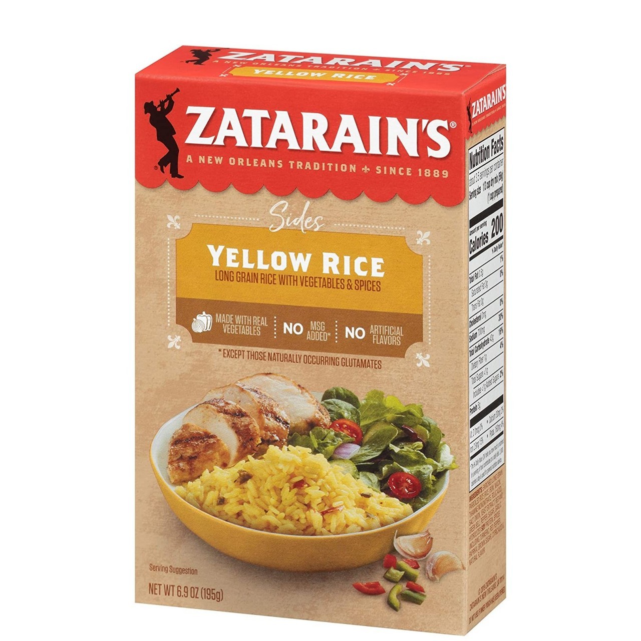 ZATARAIN RICE YELLOW 6.9oz