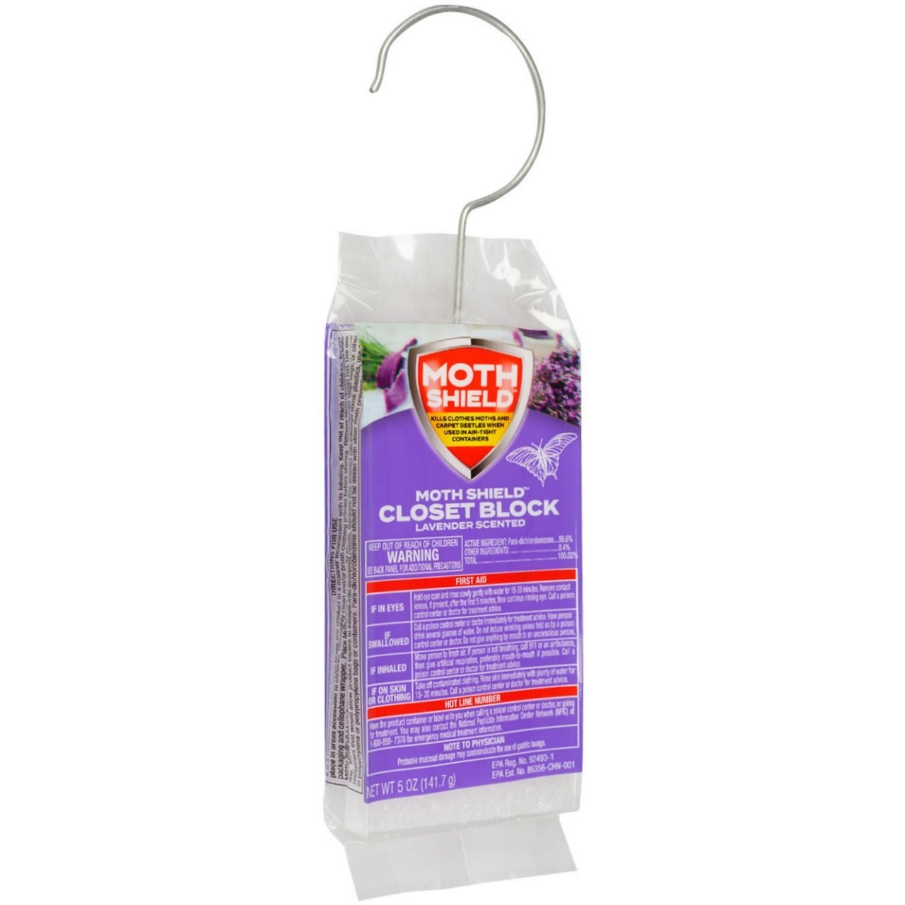MOTH SHIELD BLOCK LAVENDER 5oz