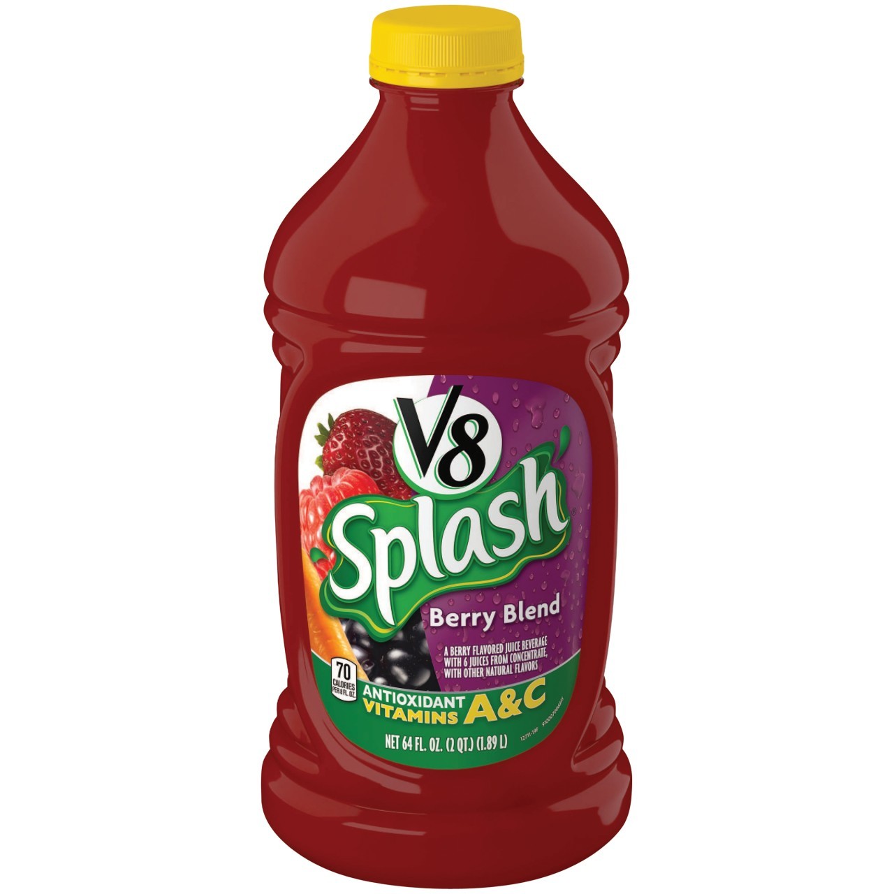 V8 SPLASH BERRY BLEND 64oz