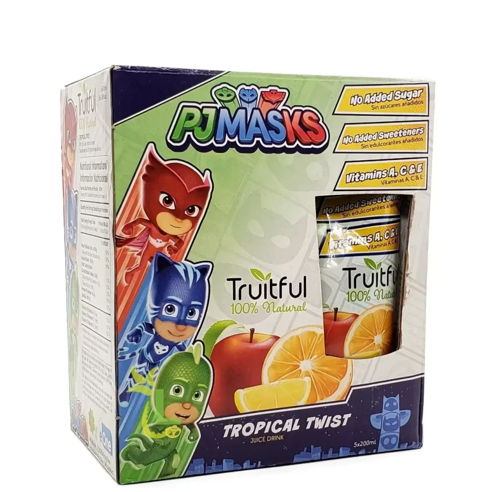 PJMASKS TRUITFUL 100% NATURAL JUICE 200ML