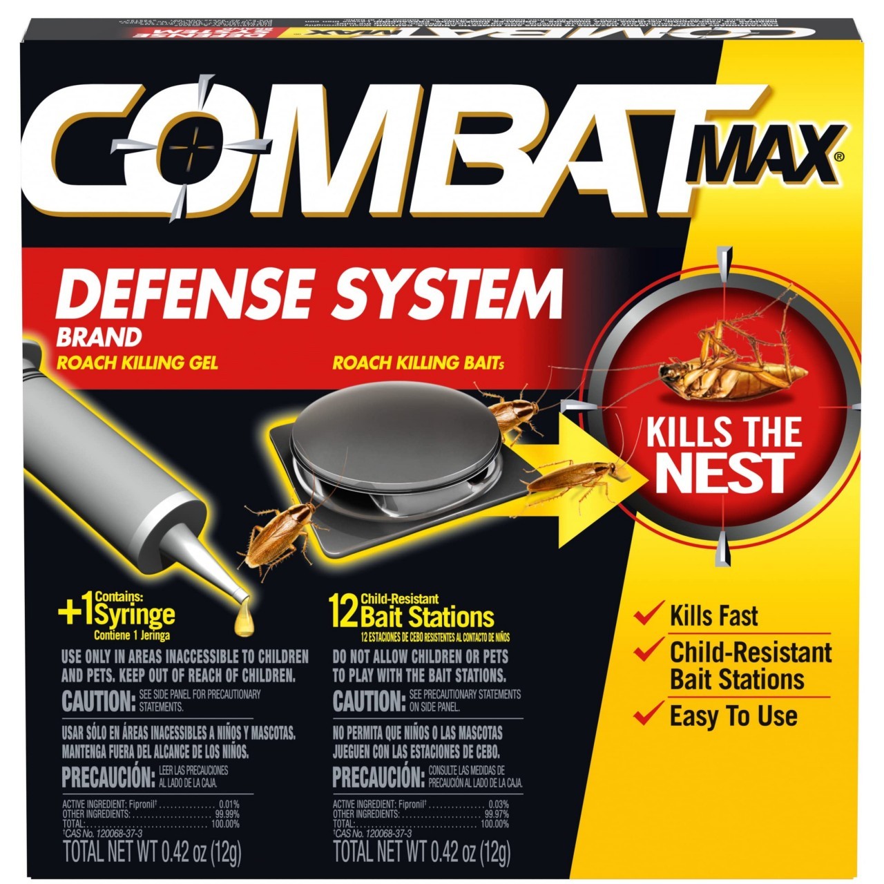 COMBAT MAX BAIT STATIONS 12s