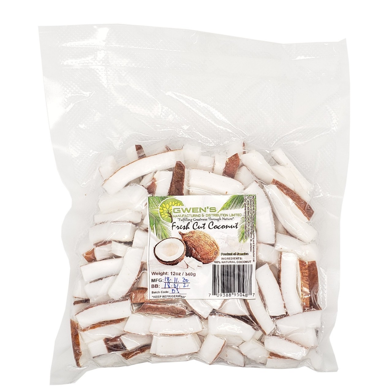 GWENS COCONUT FRESH CUT 340g