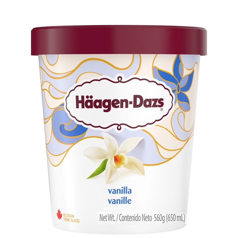HAAGEN DAZS VANILLA 650ml