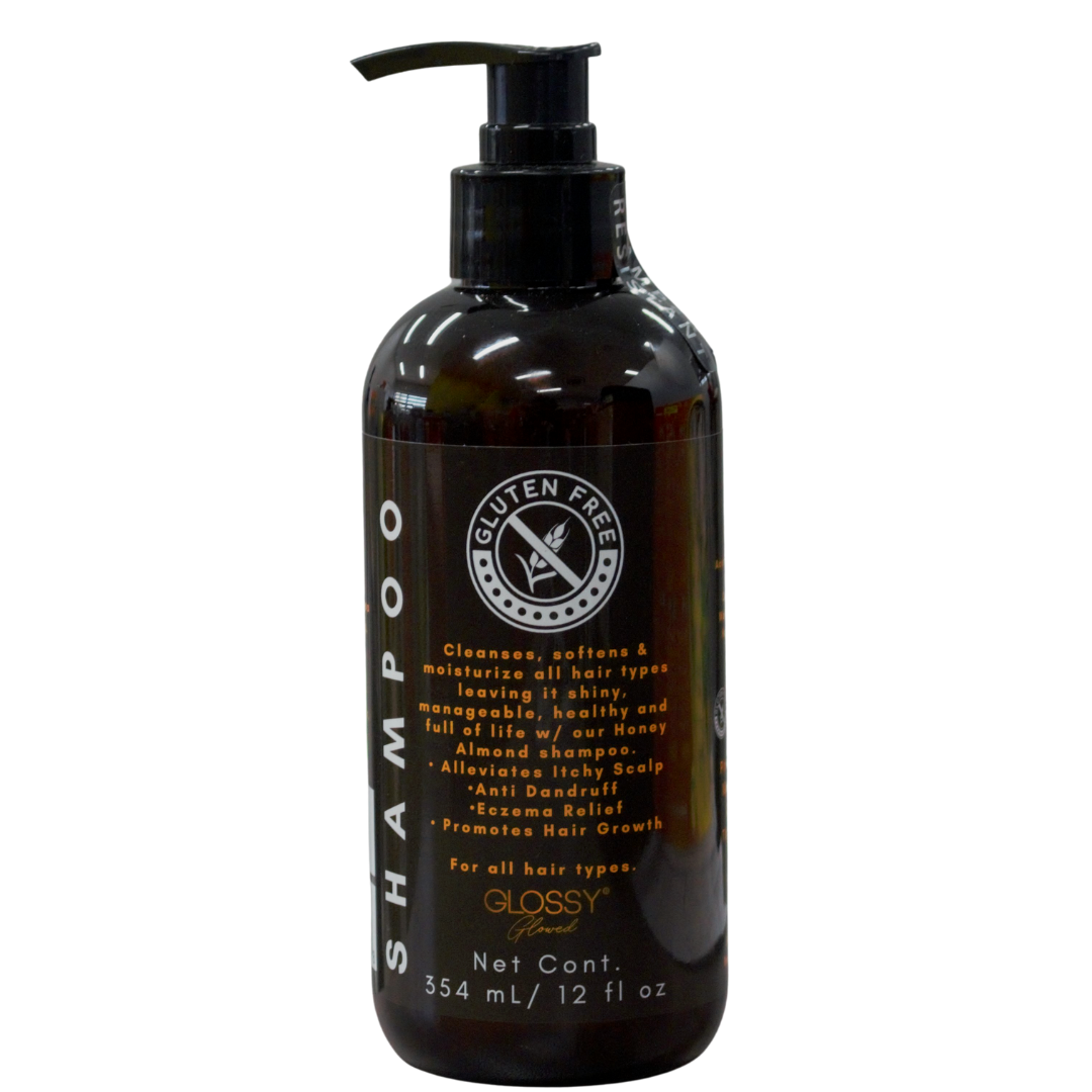 Glossy Glowed Gluten Free Shampoo, 12 oz
