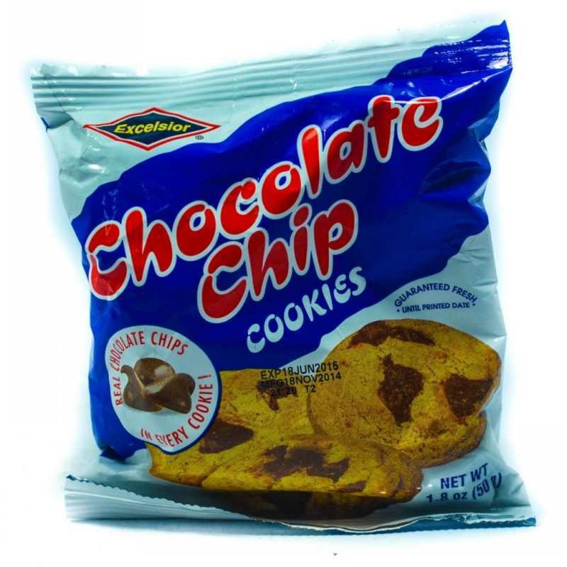 EXCELSIOR CHOCOLATE CHIP COOKIES 50G