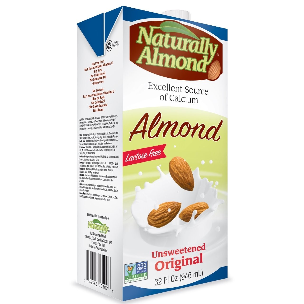 NATURALLY ALMOND ORIGINAL UNSWT 32oz