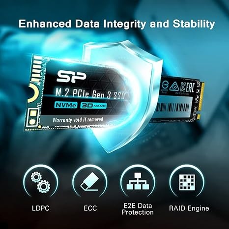 Silicon Power 2-Pack 128GB NVMe M.2 PCIe Gen3x4 2280 SSD