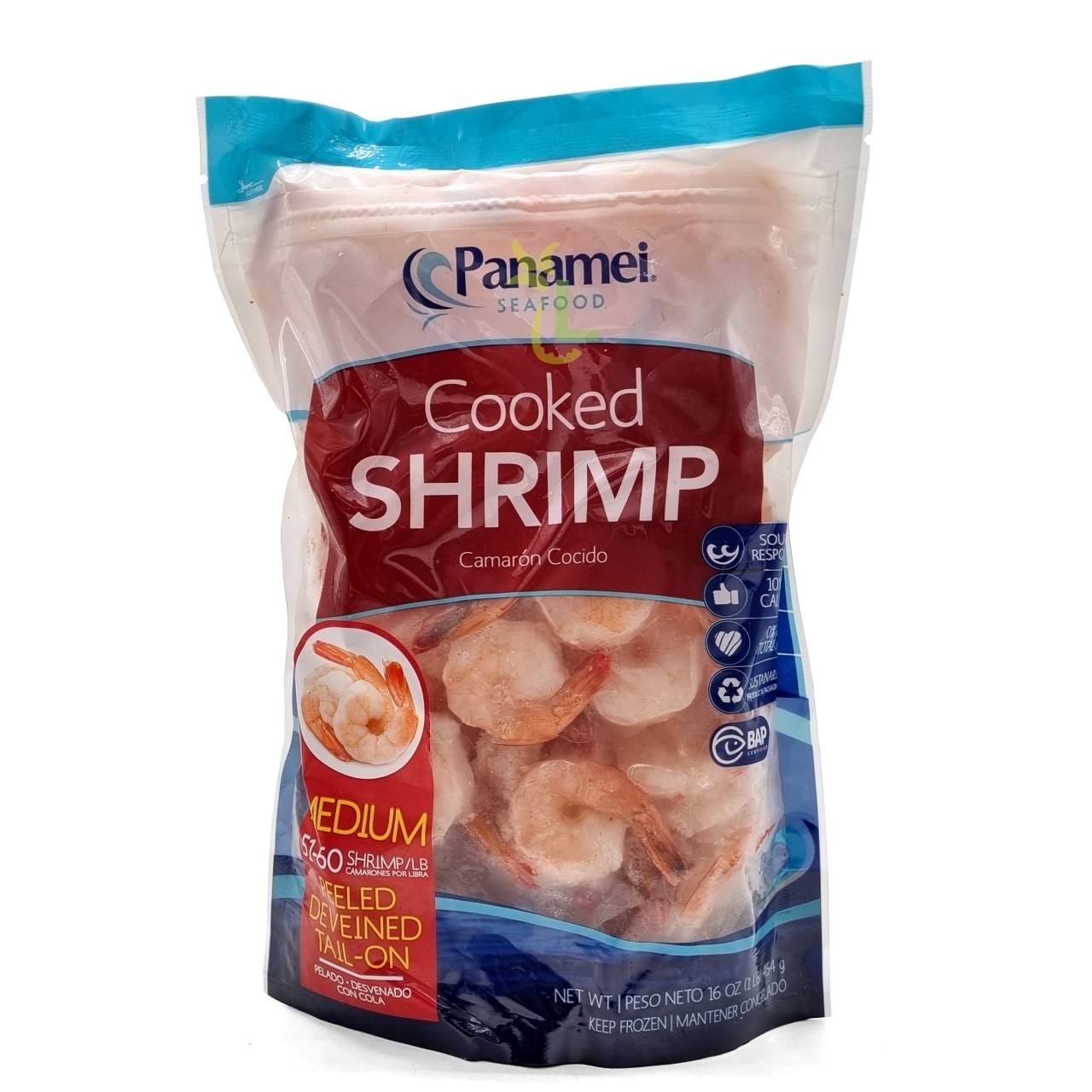 PANAMEI SHRIMP 51-60 COOKED P&D 1lb