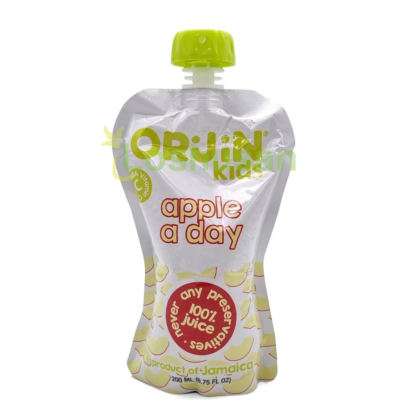ORIJIN KIDS 100% APPLE JUICE 6.75oz
