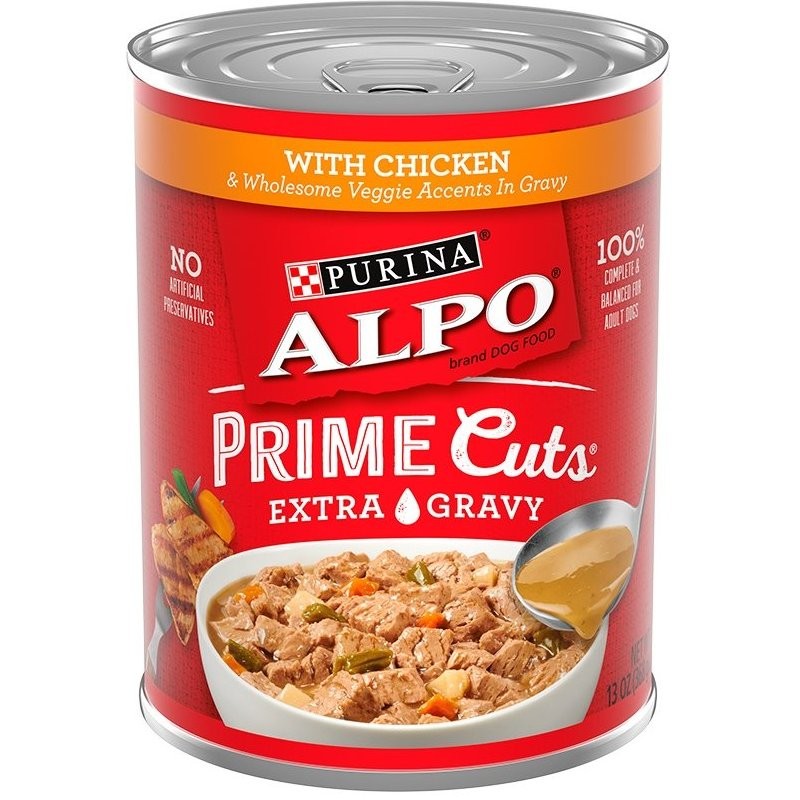 ALPO PRIME CUTS CHICKEN VEGETABLE 368g
