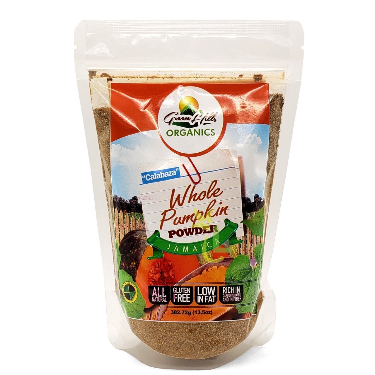 GREEN HILLS FLOUR PUMPKIN JAMAICA 13.5oz