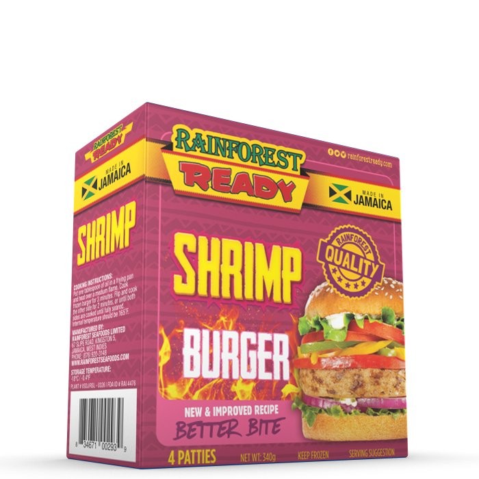 RAINFOREST READY BURGER SHRIMP 340g