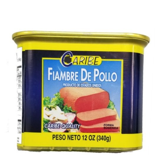 CARIBE CHICKEN LUNCHEON MEAT 340g
